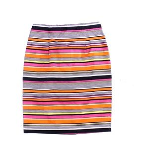 Worthington Skirt Pencil Womens Sz 12 Tall Striped